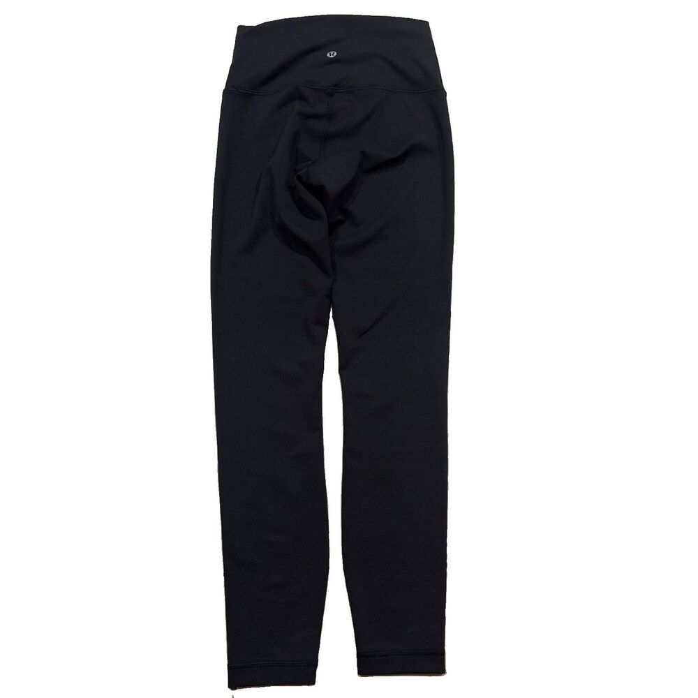 Lululemon Wunder Under High Rise Leggings Black Luxtreme Size 4